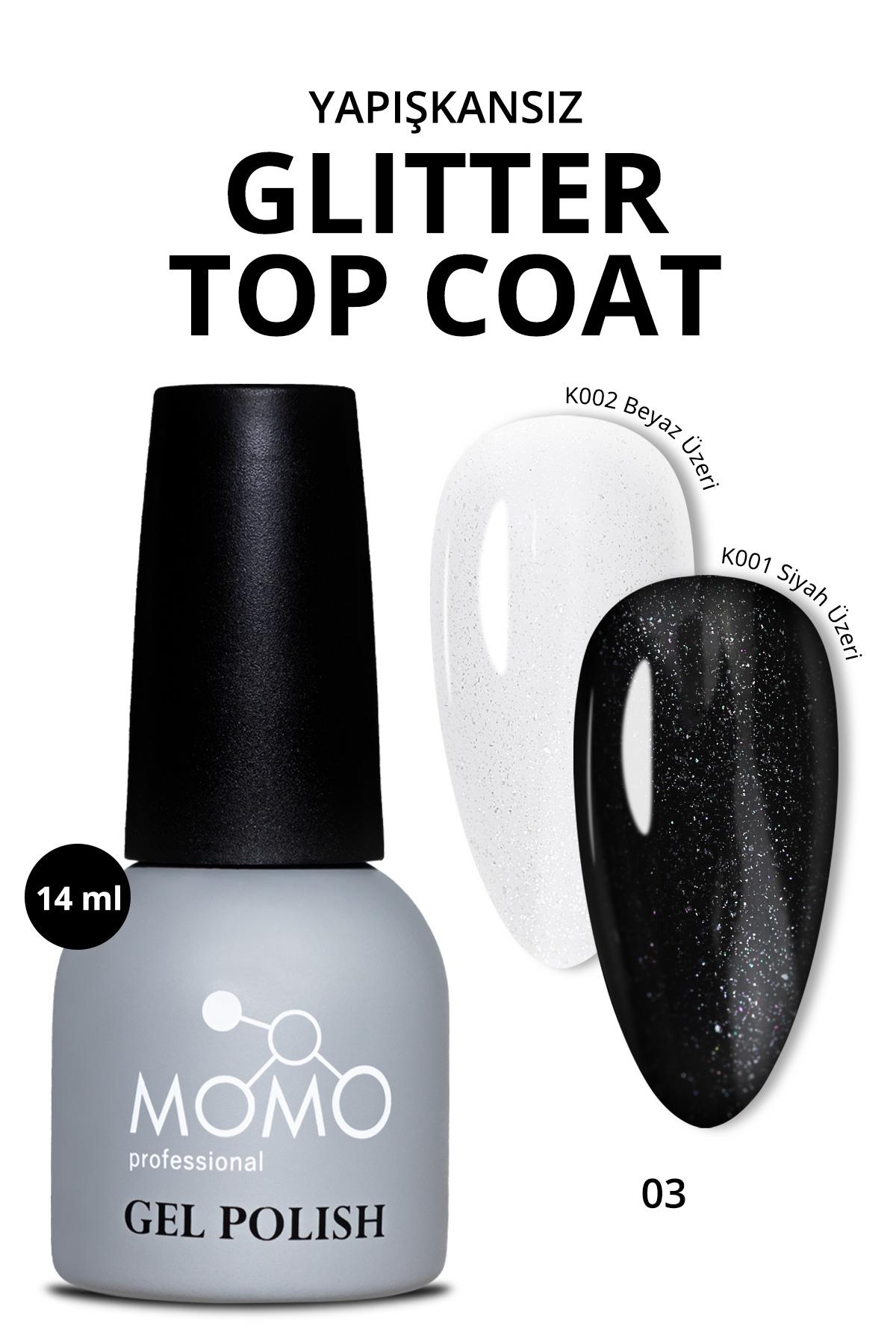 Momo%20Professional%20Glitter%20Top%20Coat%20Gümüş%20Küçük%20Simli%2014%20ml