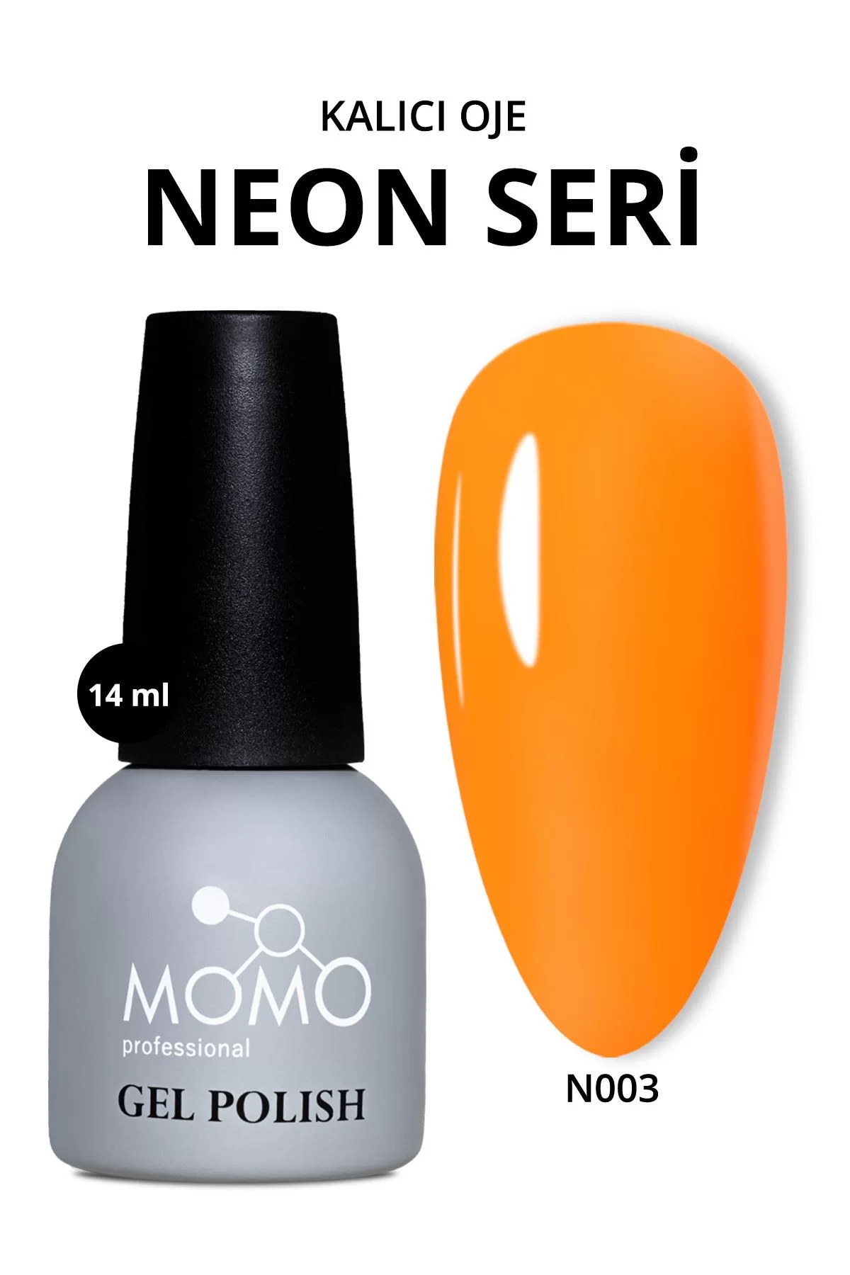 Momo%20Professional%20Kalıcı%20Oje%20N003%20Neon%20Turuncu%2014%20ml