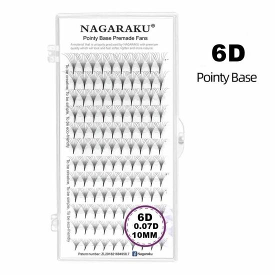 Nagaraku 6D Pointy Hazır Volüm İpek Kirpik 