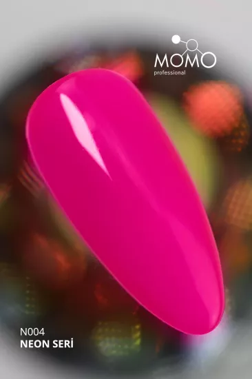 Momo Professional Kalıcı Oje N004 Neon Fuşya Pembe 