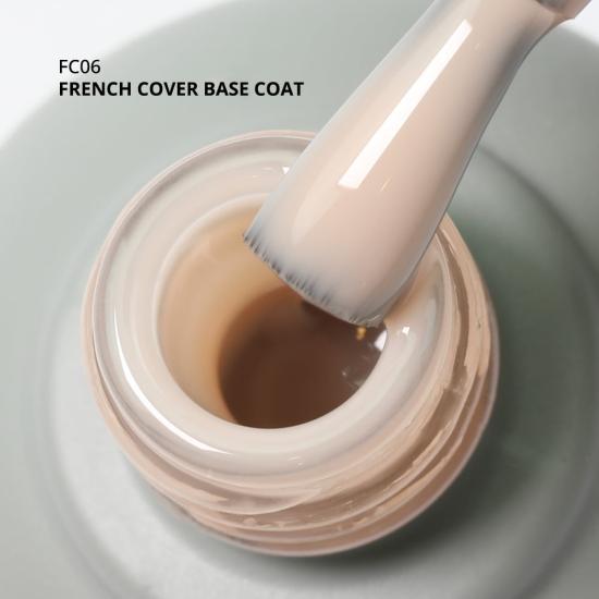 French Cover Rubber Base Coat Açık Bej, 10 ml