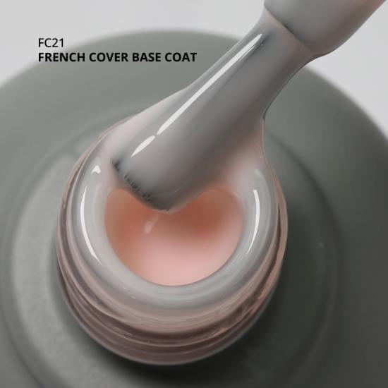 French Cover Rubber Base Coat FC21, Uçuk Pembe