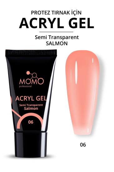 Momo Professional Akril Jel No:06 Yarı Şeffaf Somon