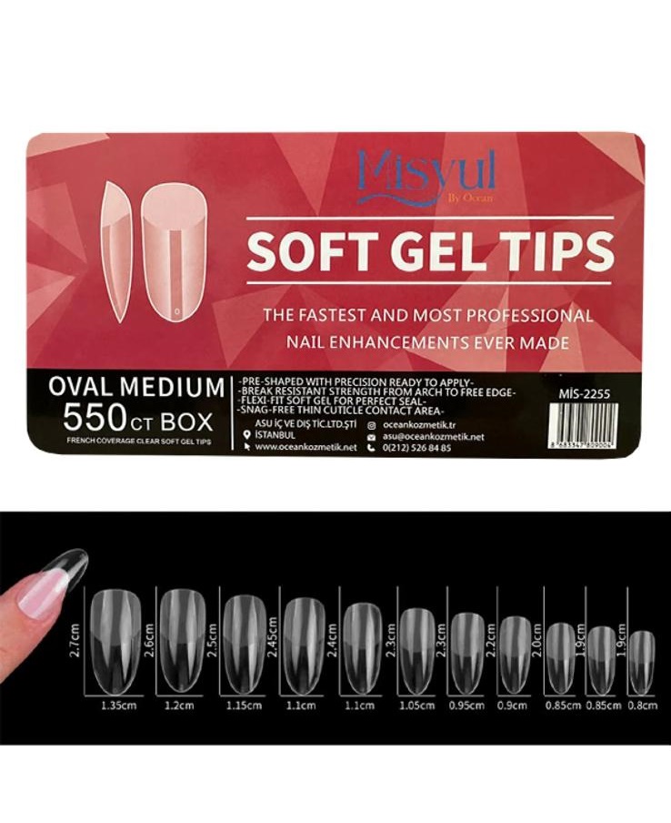 MİSYUL%20SOFT%20GEL%20TIPS%20OVAL%20MEDİUM%20550%20