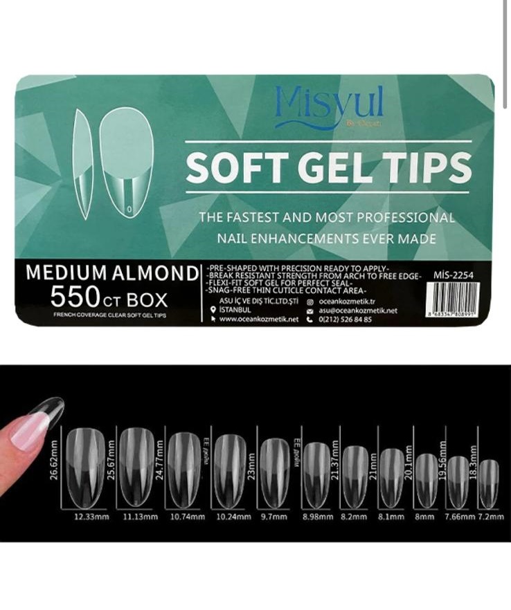 MİSYUL%20SOFT%20GEL%20TIPS%20MEDİUM%20ALMOND%20550%20